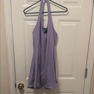 Sporty Lavender Halter Dress